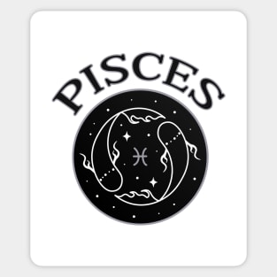 Pisces Star Sign Zodiac Horoscope Cheeky Witch® Sticker